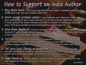 How to support an Indie Author