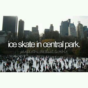 ice skate in Central Park