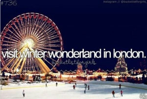 Visit Winter Wonderland in London
